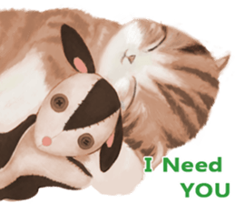 My Love pet. Animal friends and pets. sticker #7533051