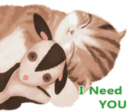My Love pet. Animal friends and pets. sticker #7533051
