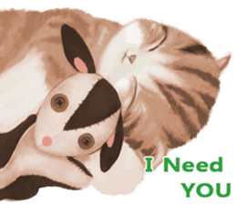 My Love pet. Animal friends and pets. sticker #7533051