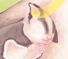 My Love pet. Animal friends and pets. sticker #7533060