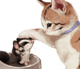 My Love pet. Animal friends and pets. sticker #7533064