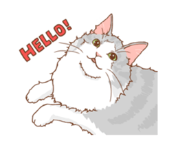 norwegian forest cat sticker #7533216