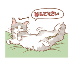 norwegian forest cat sticker #7533249