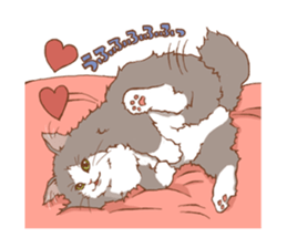 norwegian forest cat sticker #7533256