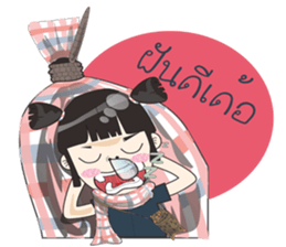 Northeast lovely girl. sticker #7533405