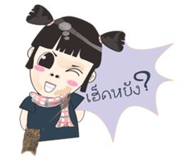 Northeast lovely girl. sticker #7533414