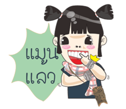 Northeast lovely girl. sticker #7533415