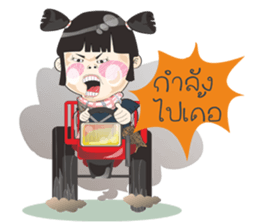 Northeast lovely girl. sticker #7533417