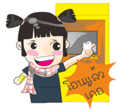 Northeast lovely girl. sticker #7533425