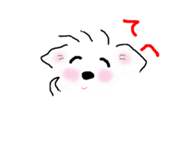 Healing Maltese George sticker #7533433