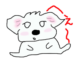 Healing Maltese George sticker #7533434