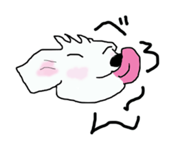 Healing Maltese George sticker #7533435