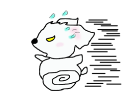 Healing Maltese George sticker #7533438