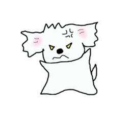 Healing Maltese George sticker #7533445