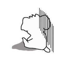 Healing Maltese George sticker #7533447