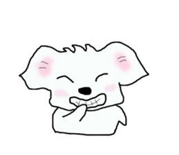 Healing Maltese George sticker #7533452