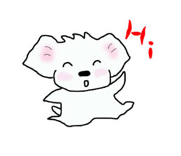 Healing Maltese George sticker #7533453