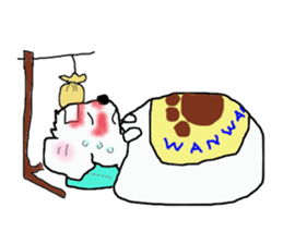 Healing Maltese George sticker #7533459