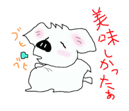 Healing Maltese George sticker #7533465