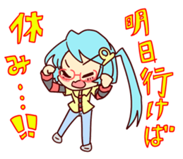 9&Pleasant friends sticker #7534630