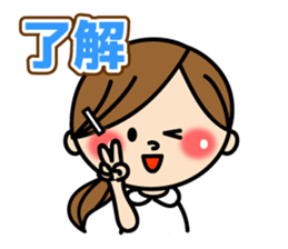 Day in the life of cute Nurse. sticker #7534757