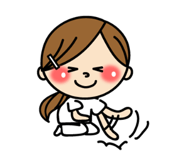 Day in the life of cute Nurse. sticker #7534763