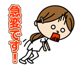 Day in the life of cute Nurse. sticker #7534777