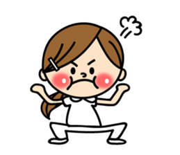 Day in the life of cute Nurse. sticker #7534778