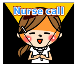 Day in the life of cute Nurse. sticker #7534785