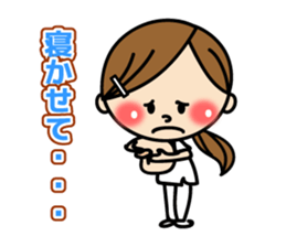 Day in the life of cute Nurse. sticker #7534786