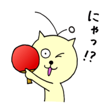 table tennis "DORANEKO & friends" 3 sticker #7535148