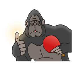 table tennis "DORANEKO & friends" 3 sticker #7535149