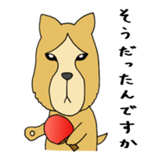 table tennis "DORANEKO & friends" 3 sticker #7535169