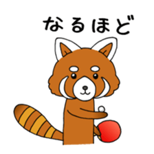 table tennis "DORANEKO & friends" 3 sticker #7535178