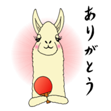 table tennis "DORANEKO & friends" 3 sticker #7535179