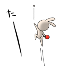 table tennis "DORANEKO & friends" 3 sticker #7535183