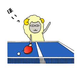 table tennis "DORANEKO & friends" 3 sticker #7535186