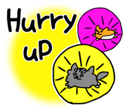 Pooh&Ham world(English ver) sticker #7535215