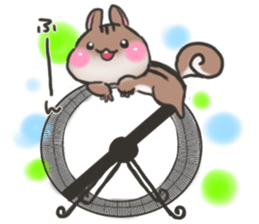 Cute though invective of animals sticker #7535410