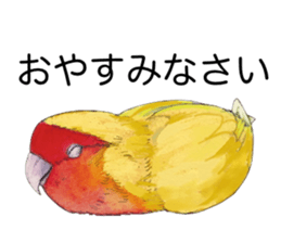 Pico of the lovebird sticker #7535596