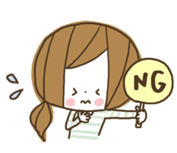 Cute! Housewife stickers1 sticker #7535869