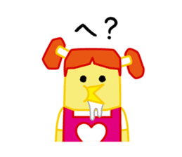 Drooly Tights Boy & Go Go Head girl sticker #7536890