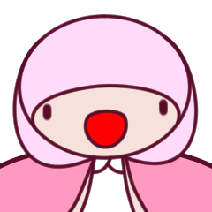 a cute little girl Sticker