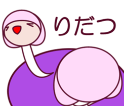a cute little girl Sticker sticker #7536906