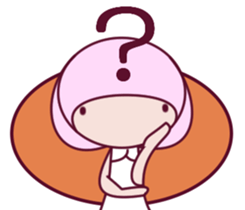 a cute little girl Sticker sticker #7536928