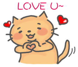 Lazy Cat 2~Talking~ sticker #7537171