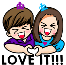 LOVE JOY family sticker #7537614