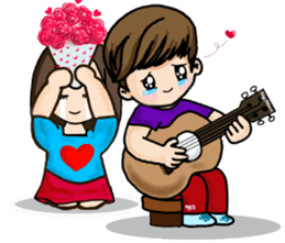 LOVE JOY family sticker #7537639