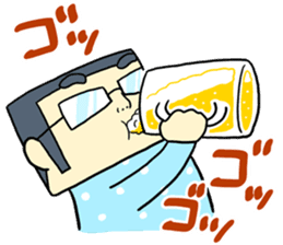 Daily life of security guard Mr.Saito sticker #7537658