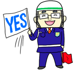 Daily life of security guard Mr.Saito sticker #7537662